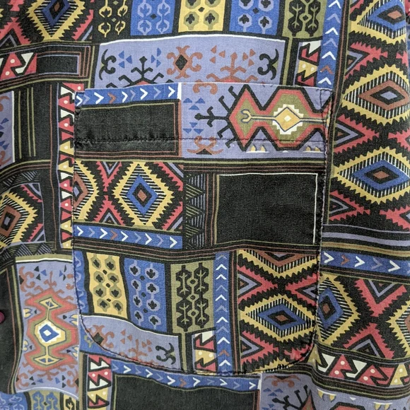 Vintage Western Bohemian Desert Button Down Sz S - Picture 6 of 10